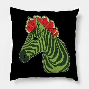 Watermelon Zebra Pillow