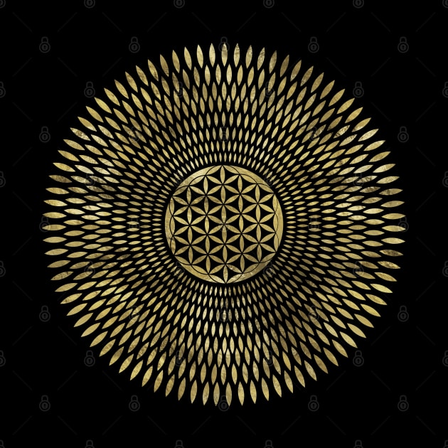 Golden Flower of Life by Nartissima