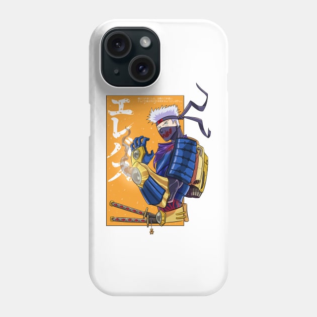 Cyberpunk Anime Sensei - Erebus Phone Case by The Scribble Media