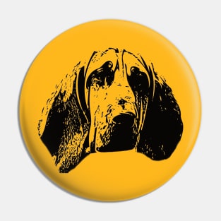 Bloodhound Face Design - A Hubert Christmas Gift Pin