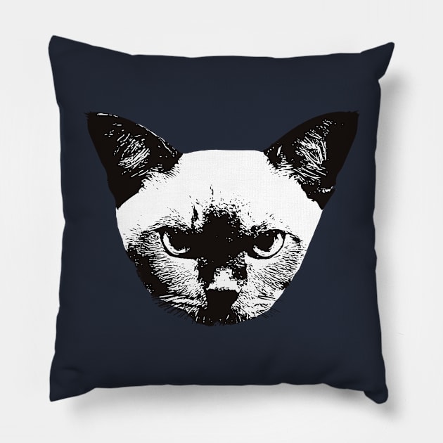 Burmese - Burmese Christmas Gifts Pillow by DoggyStyles