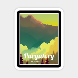 Purgatory Durango Colorado ski Magnet