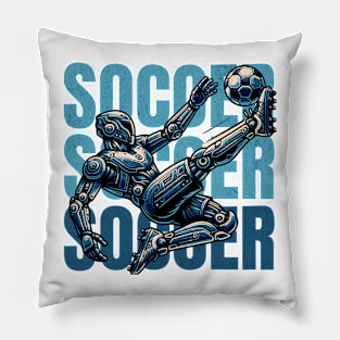 Robot Soccer Player Pillow