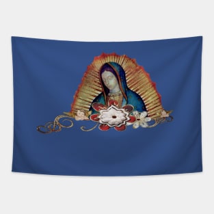 Our Lady of Guadalupe Mexican Virgin Mary Mexico Tilma 102 Tapestry