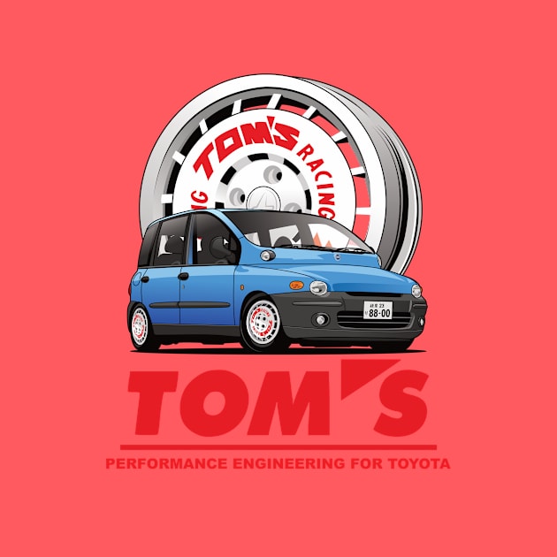 FIAT Multipla TOM'S (blue version) by 8800ag