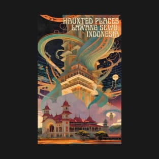 Haunted Places Lawang Sewu Ghost Art Nouveau T-Shirt