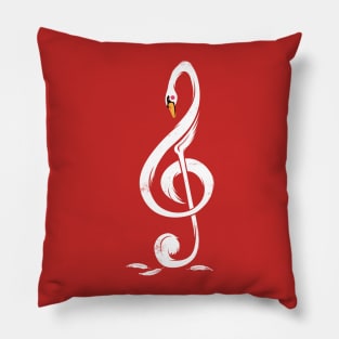 Swan's Melody Pillow