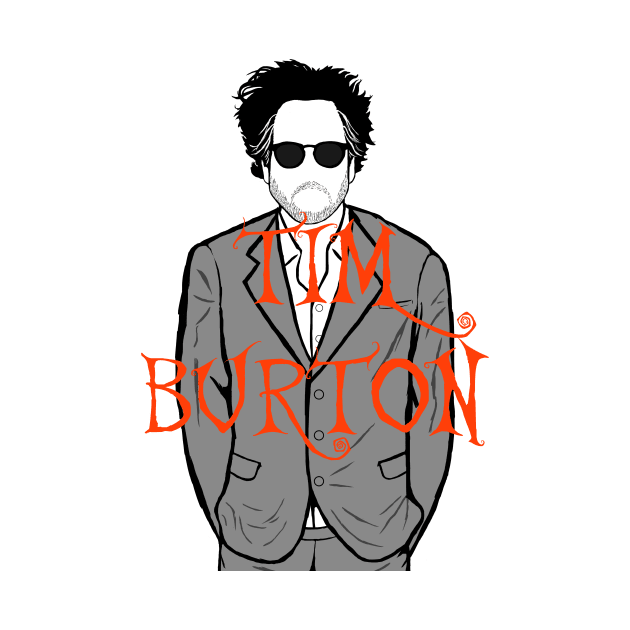 Tim Burton Portrait by Youre-So-Punny