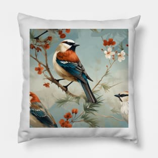 North American Birds - Sparrow Pillow