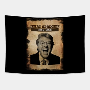 vintage Old Paper 80s Style Jerry springer Tapestry