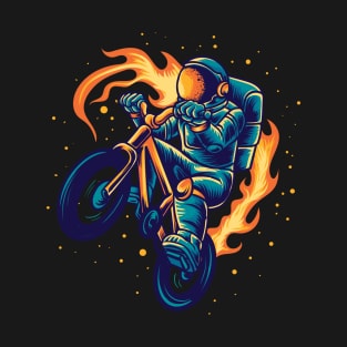 Astronaut bmx rider T-Shirt