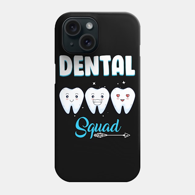 Funny Dental Squad Dentist Hygienist Dentistry Student Phone Case by Hound mom