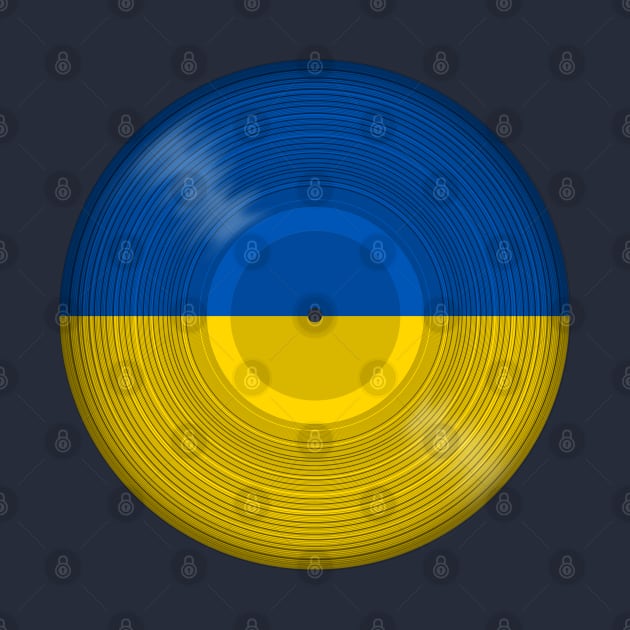 Ukraine Music Vinyl Record LP by HappyGiftArt