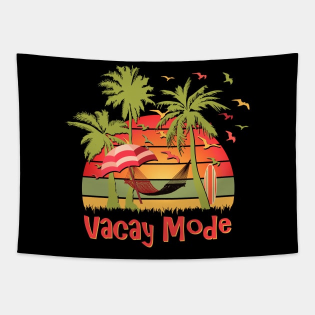 Vacay Mode Tapestry by Nerd_art