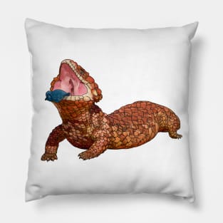 shingleback blue tongue skink Pillow