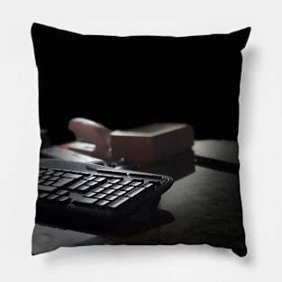 Late night contemplation Pillow