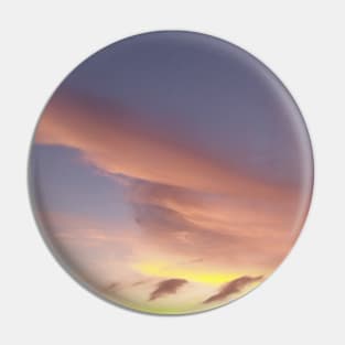 Pink pastel cloud sky painting Pin