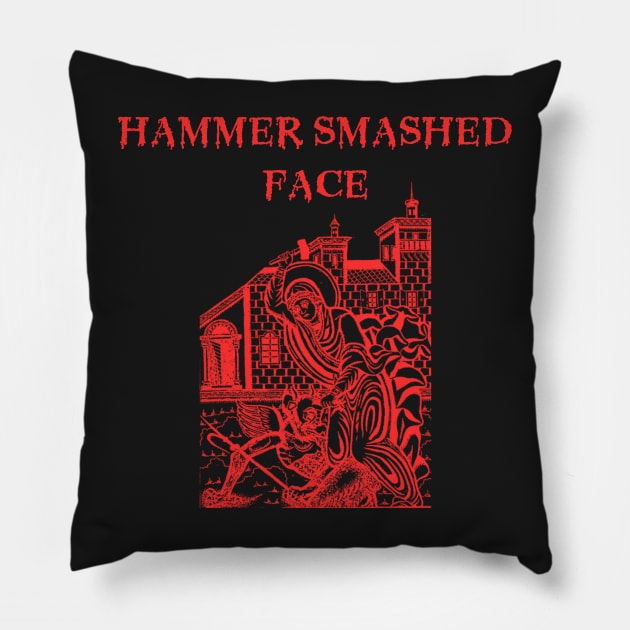 Cannibal Corpse parody St. Marina of Antioch Pillow by thecamphillips