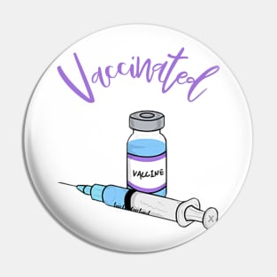 I'm Vaccinated Pin