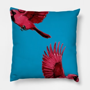 Watercolor Cardinal 2 Pillow