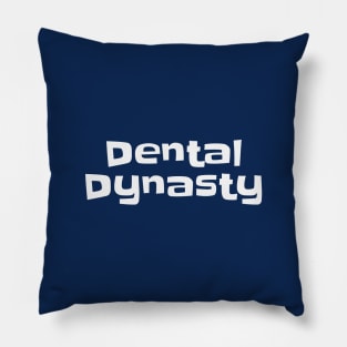 Dental Dynasty Floss - Funny Dentistry Gifts Pillow