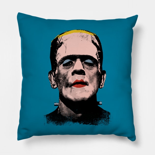 The Fabulous Frankenstein's Monster Pillow by sbsiceland