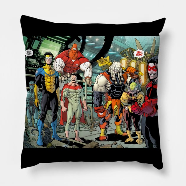 save the world Pillow by super villain