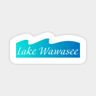 Lake Wawasee Waves Magnet