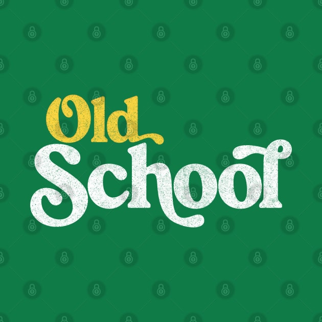 Old School // Retro Style Typography Design by DankFutura