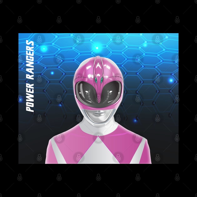 Pink Power Ranger by creativespero