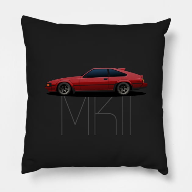 Supra Mk2 Pillow by AutomotiveArt