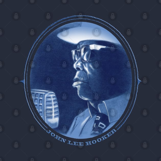 Blues Legends – John Lee Hooker by Jimb Fisher Art