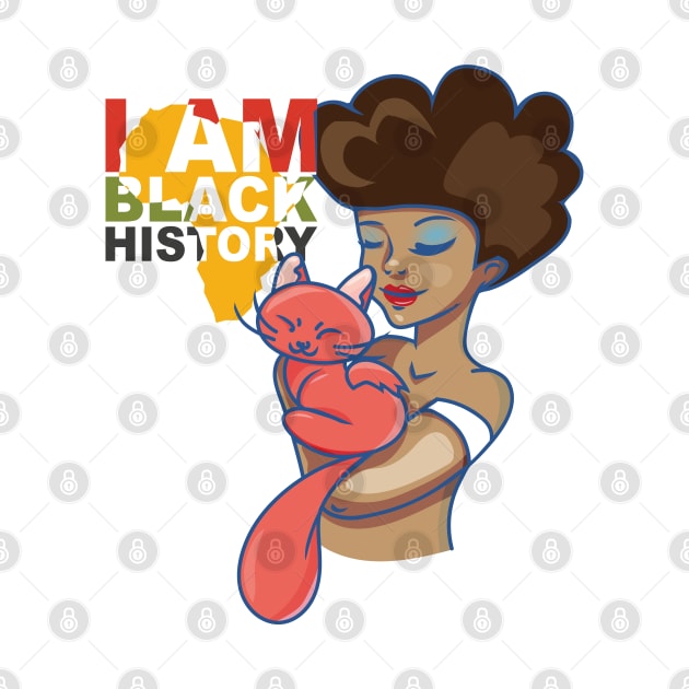 I am black history African American Girl by tatadonets