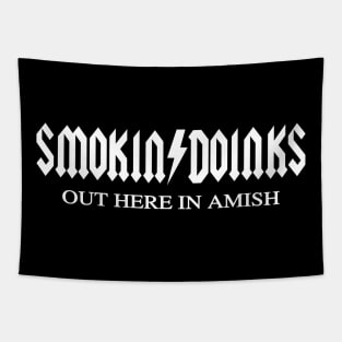 Big Ol' Doinks In Amish - Parody Band Classic Rock Meme Tee Tapestry