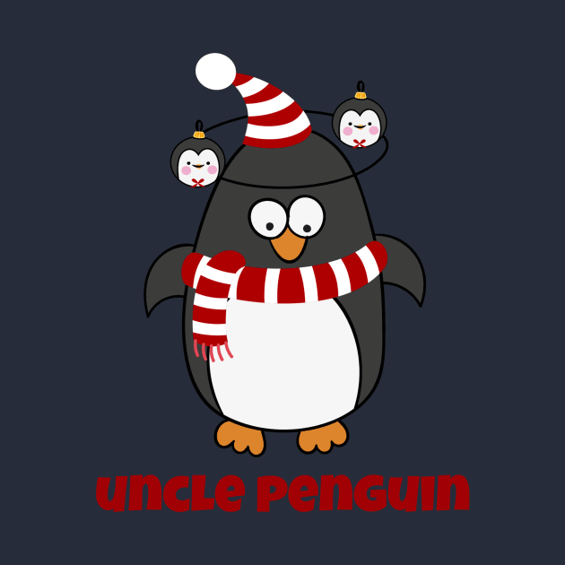 Mens Christmas Penguin Pajama Animal Costume Uncle Penguin Shirt T-Shirt by DDJOY Perfect Gift Shirts