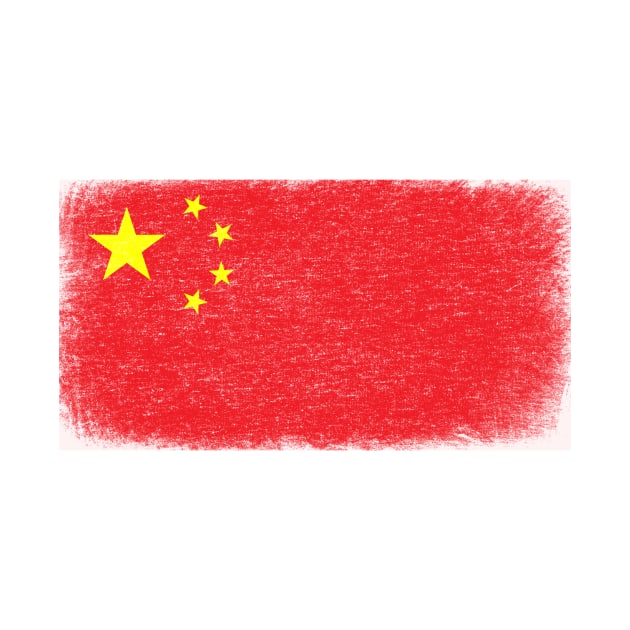 China Flag Vintage by zurcnami