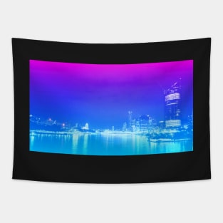 Pastel Brisbane City - Beautiful Brisbane River Tapestry