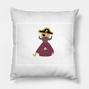 Pete the part-time pirate Pillow