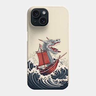 Nautical Dragon Adventure Phone Case