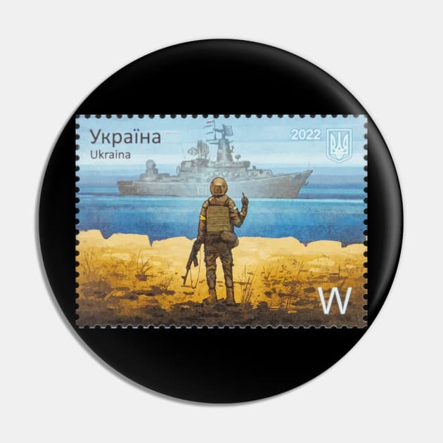 Russian warship, go fuck yourself (stamp) Pin by Sommo_happiens