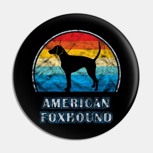 American Foxhound Vintage Design Dog Pin