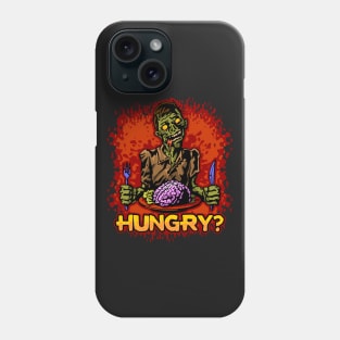 Zombie Hungry For Brains Phone Case