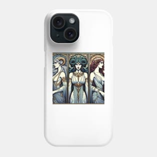 Bad Girl Triptych: Lilith, Medusa, and Jezebel Phone Case