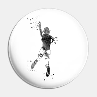 Female Handball Player Pin