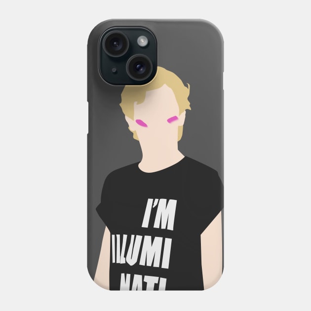 Isak Valtersen - I am Illuminati Phone Case by byebyesally