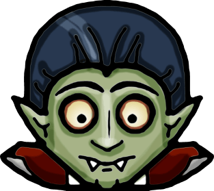 Cute Count Dracula Vampire Magnet