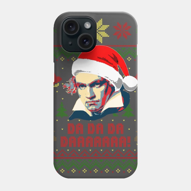 Beethoven Christmas Phone Case by Nerd_art