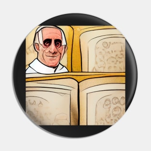 Pope Francis I | Comics Style Pin