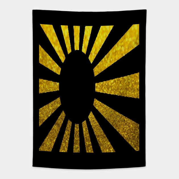 Rising sun 2 - Asia Tapestry by All my art