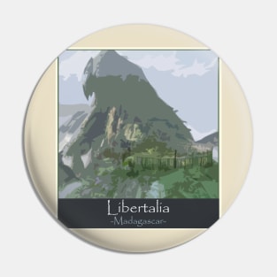 Libertalia Classic Travel Poster Pin